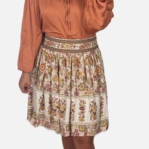 Cupcakes and Cashmere Floral Boho Skirt